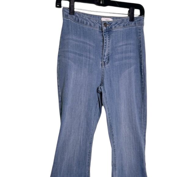 Forever 21 Mid-Rise Super Flare Jeans Size 24 - Picture 6 of 10